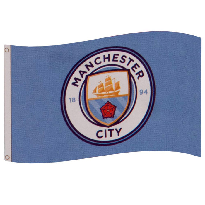 Manchester City Core Crest Flag