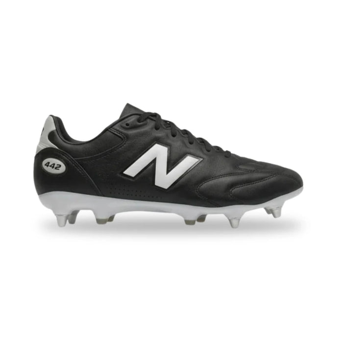 New Balance 442 Pro V3 SG 2E Football Boots (Black/White/Fire Cracker)