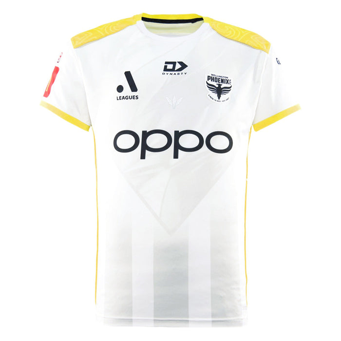 Wellington Phoenix 2026/27 A-League away jersey, white, front view