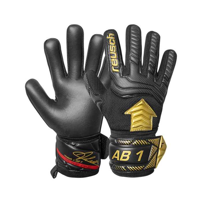 Reusch Attrakt AB1 Duo GK Glove (Black/Gold)