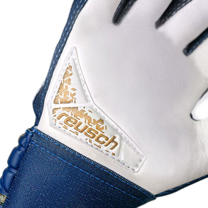 Reusch Starter Grip Junior GK Gloves (Blue/Gold)