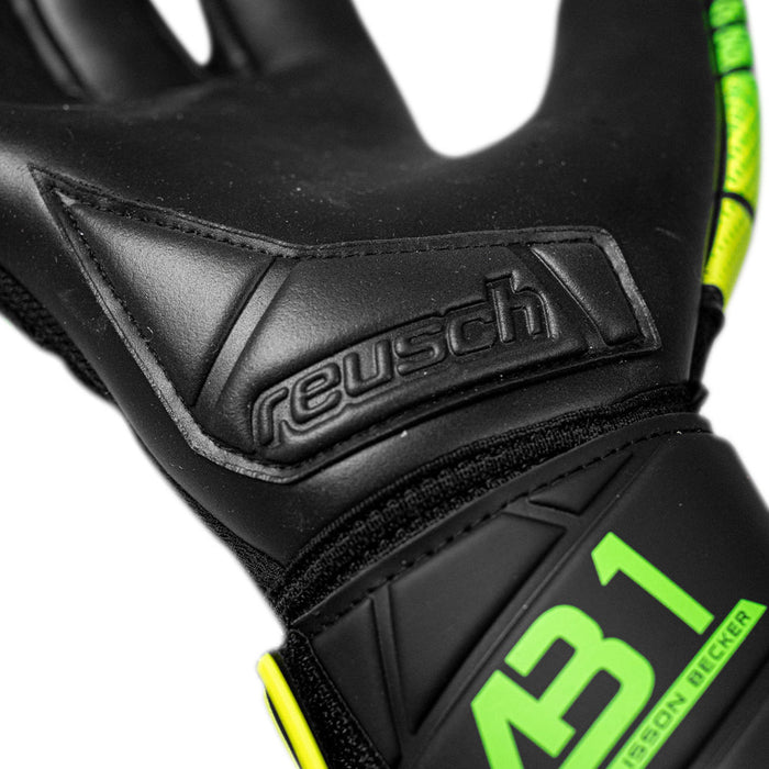 Reusch Attrakt AB1 Infinity GK Glove (Black/Safety Yellow/Black)
