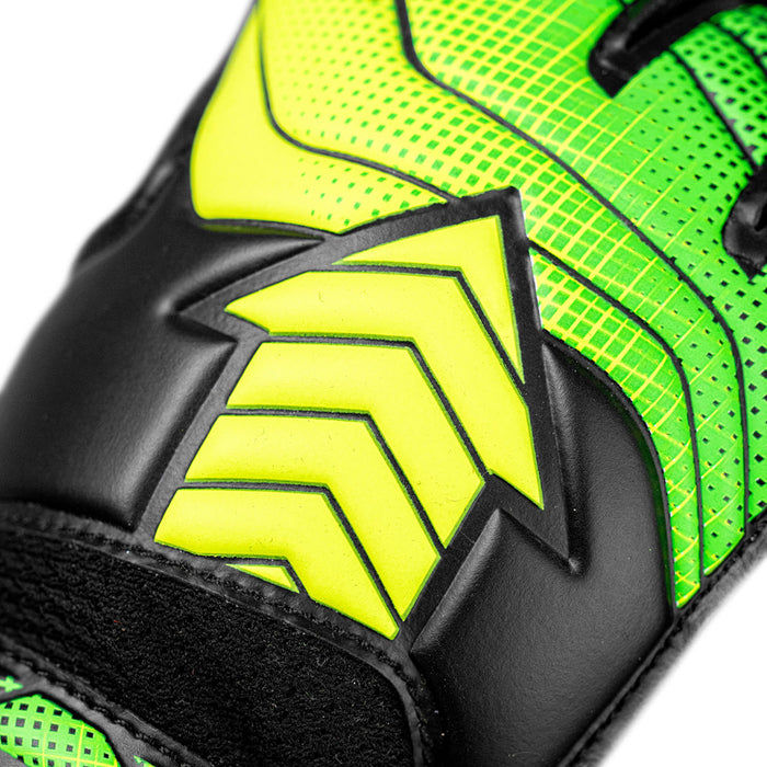 Reusch Attrakt AB1 Solid Junior GK Glove (Black/Safety Yellow/Black)