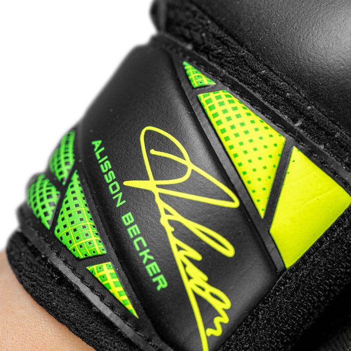 Reusch Attrakt AB1 Solid Junior GK Glove (Black/Safety Yellow/Black)