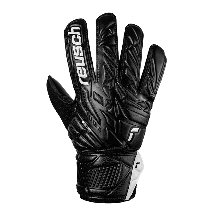 Reusch Attrakt Solid Junior GK Gloves (Black)