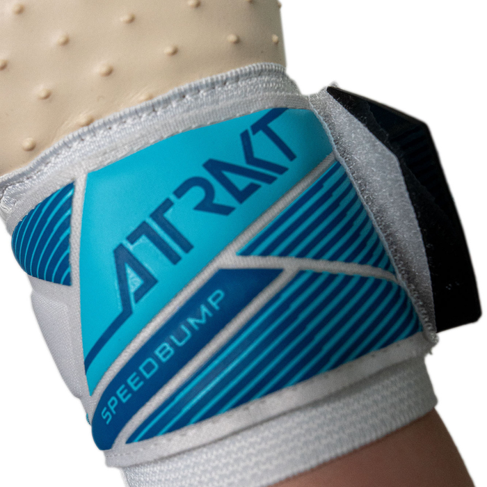 Reusch Attrakt SpeedBump GK Gloves (White/Light Blue)