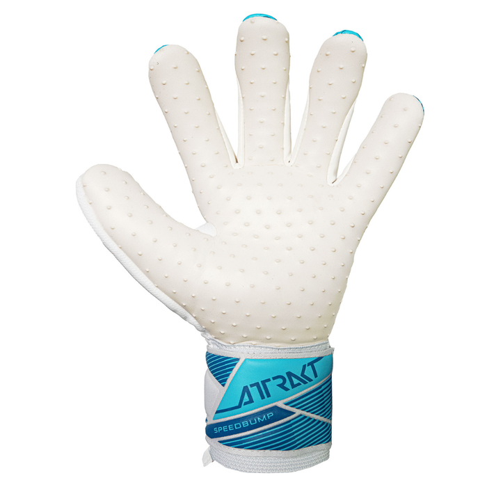Reusch Attrakt SpeedBump GK Gloves (White/Light Blue)