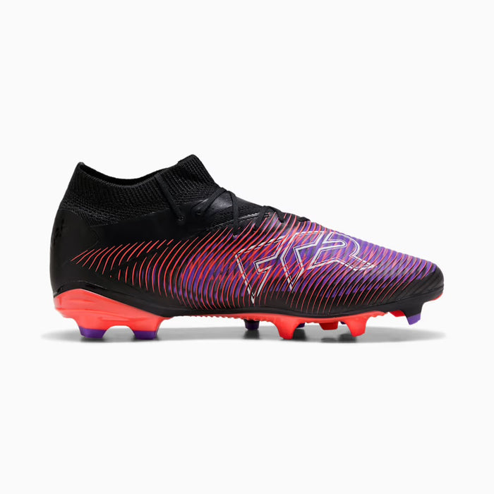 Puma Future 8 Pro FG/AG Football Boots (Black/White/Glowing Red)