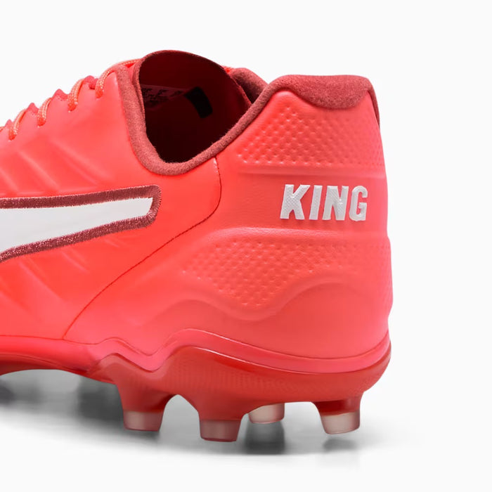 Puma King Pro FG/AG Football Boots (Glowing Red/White/Fire)