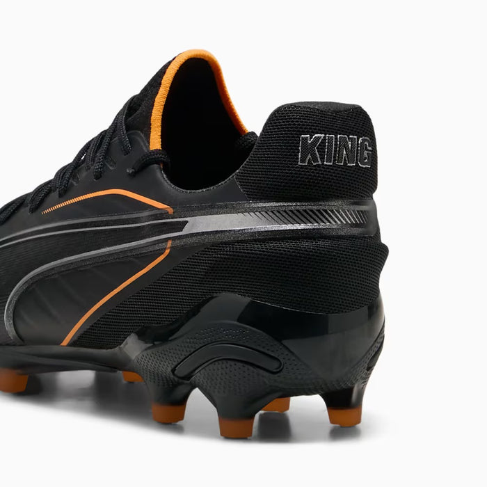 Puma King Ultimate FG/AG Football Boots (Black/Fire/Silver)