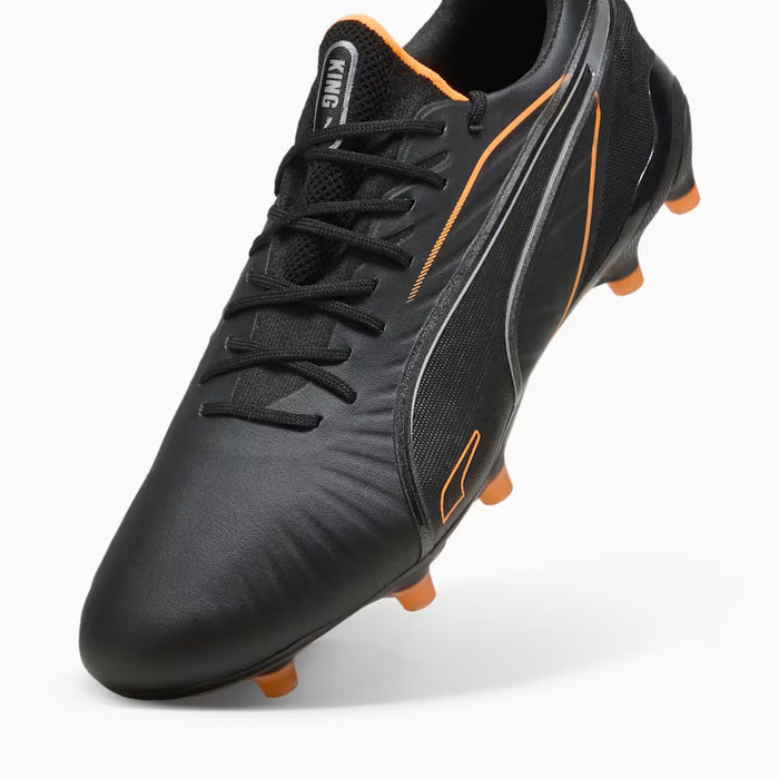 Puma King Ultimate FG/AG Football Boots (Black/Fire/Silver)