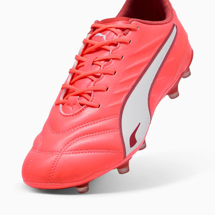 Puma King Pro FG/AG Football Boots (Glowing Red/White/Fire)