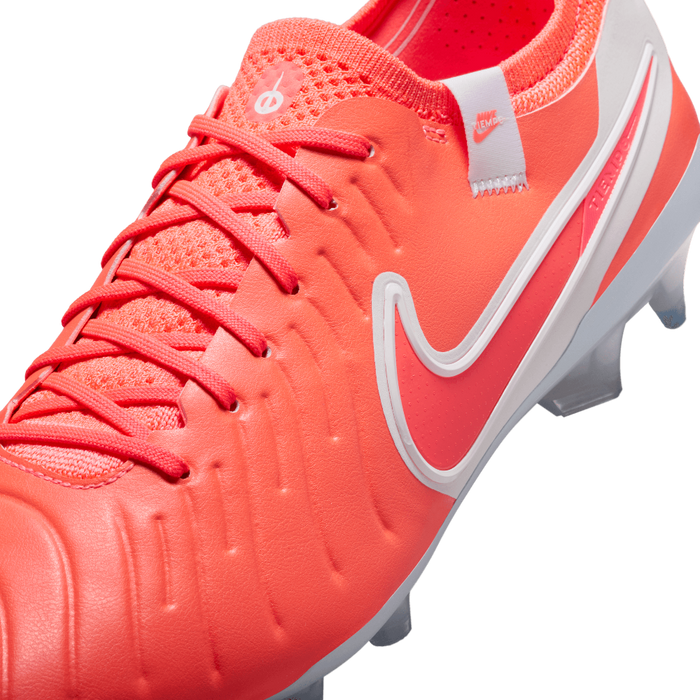 Nike Tiempo Legend 10 Elite FG Football Boots (Hot Lava/White)