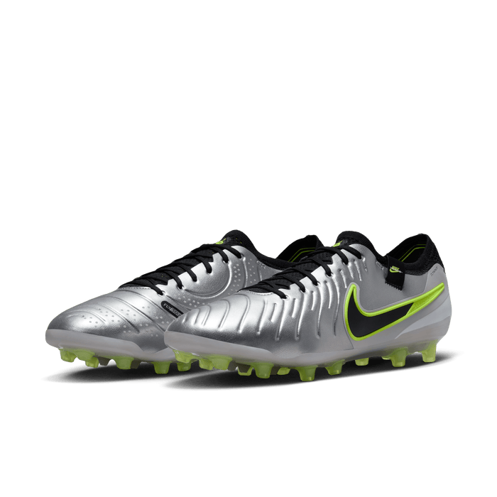 Nike Tiempo Legend 10 Elite AG-Pro Football Boots (Silver/Black/Volt)