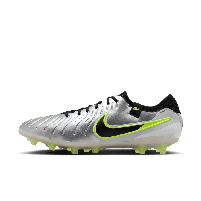 Nike Tiempo Legend 10 Elite AG-Pro Football Boots (Silver/Black/Volt)