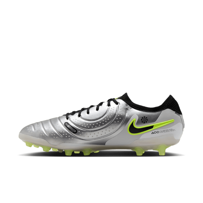 Nike Tiempo Legend 10 Elite AG-Pro Football Boots (Silver/Black/Volt)