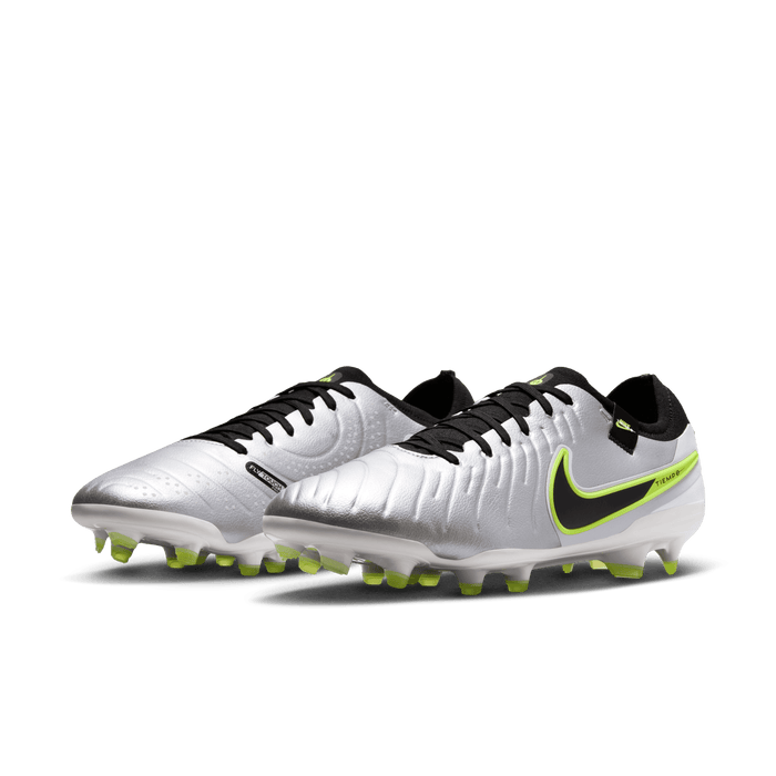 Nike Tiempo Legend Pro FG Football Boots (Metallic Silver/Black/Volt)