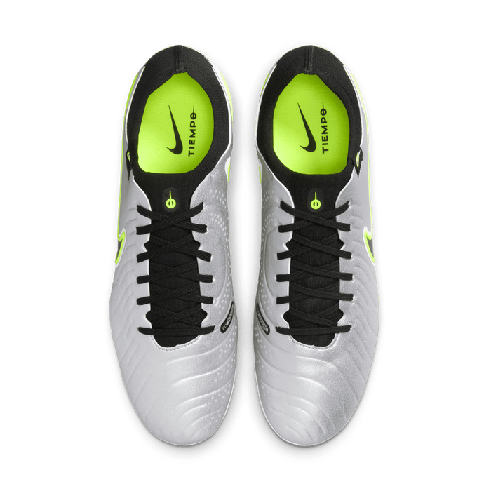 Nike Tiempo Legend Pro FG Football Boots (Metallic Silver/Black/Volt)