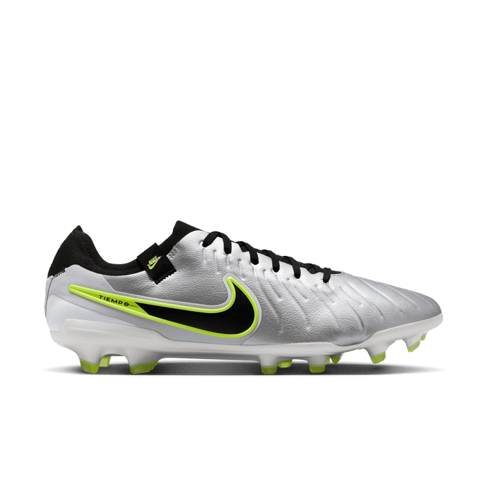 Nike Tiempo Legend Pro FG Football Boots (Metallic Silver/Black/Volt)