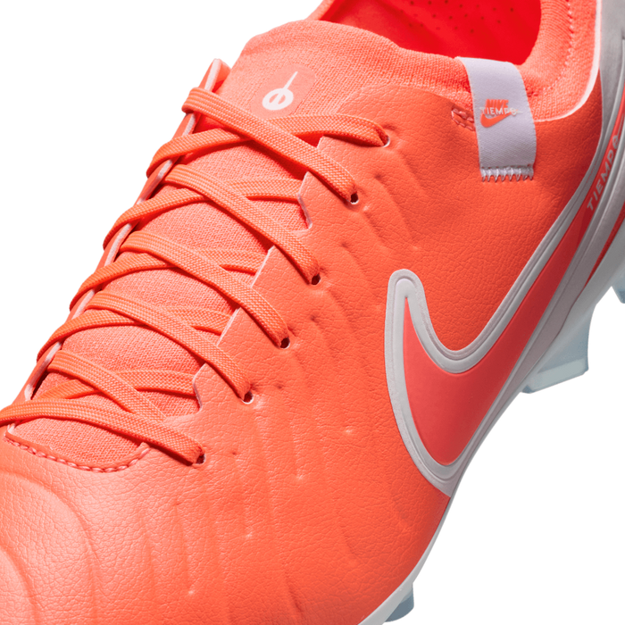 Nike Tiempo Legend 10 Pro FG Football Boots (Hot Lava/White)