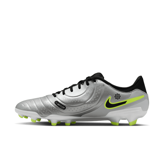 Nike Tiempo Legend 10 Academy FG Football Boots (Silver/Black/Volt)