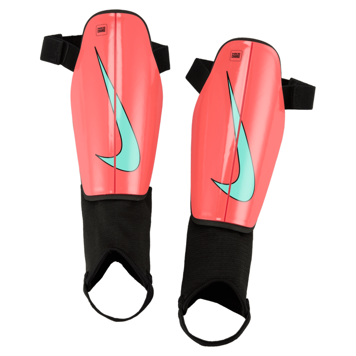 Nike Charge Shinguards (Ember Glow/Aurora Green)