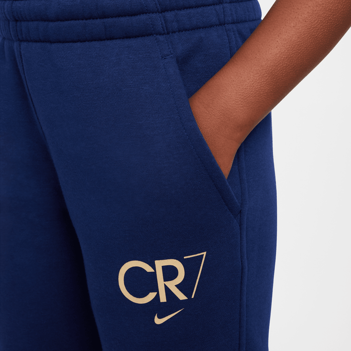 Nike Youth CR7 Club Fleece Football Joggers (Blue Void/Metallic Gold)