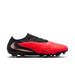 Nike Phantom 6 Low Pro FG football boot in bright crimson, blur and black - side profile