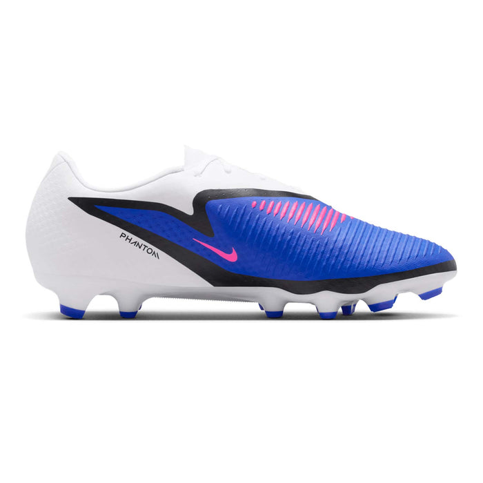 Nike Phantom 6 Low Academy FG/MG Football Boots (Racer Blue/Pink Blast/White)