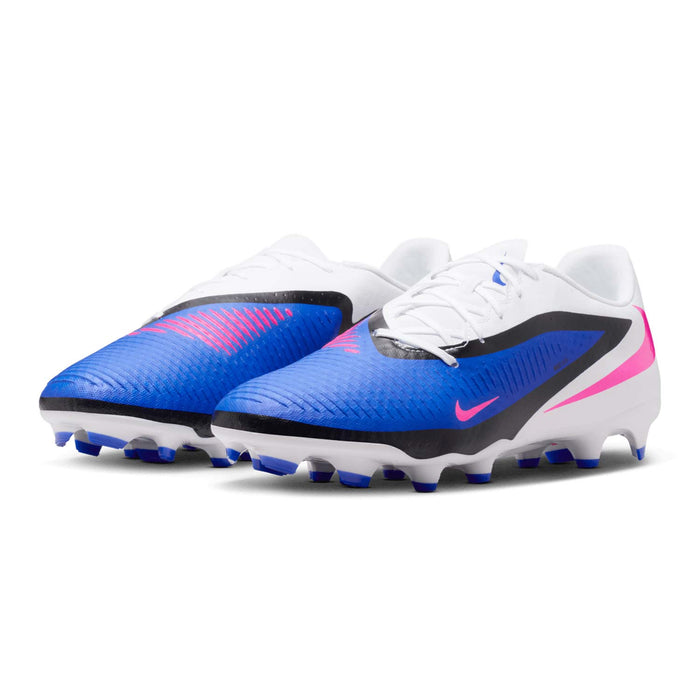 Nike Phantom 6 Low Academy FG/MG Football Boots (Racer Blue/Pink Blast/White)