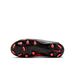 Nike Jr. Phantom 6 Low Academy FG/MG junior football boot in bright crimson, blur and black - FG/MG outsole and studs