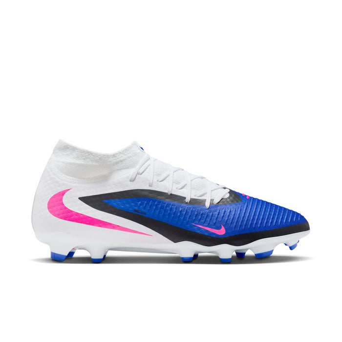 Nike Phantom 6 High Academy FG/MG Football Boots (Racer Blue/White)