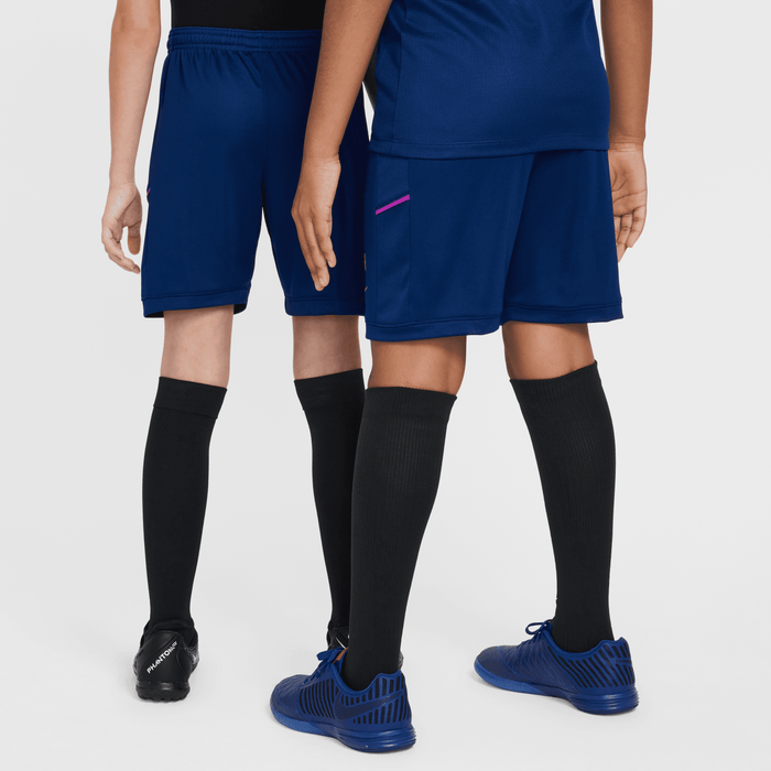 Nike Kylian Mbappé Youth Dri-FIT Academy25 Football Shorts (Blue Void/Blue Void/Metallic Gold)