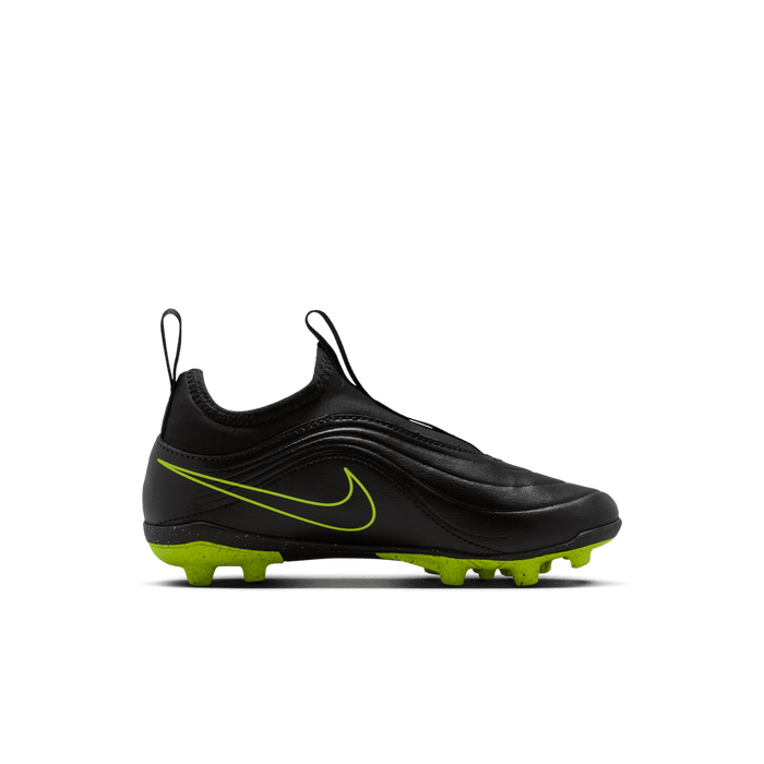 Nike Tiempo Maestro Flex FG/MG Jnr Football Boots (Black/Volt/Black)