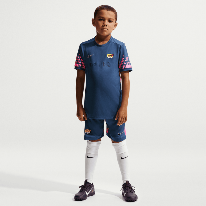 Nike Kylian Mbappe Academy Youth Football Top (Mystic Navy/Pinksicle)