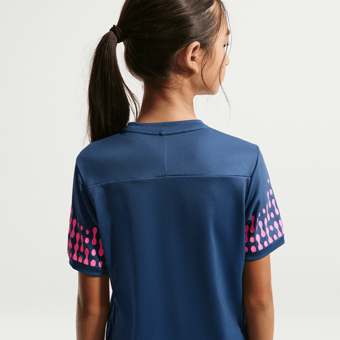 Nike Kylian Mbappe Academy Youth Football Top (Mystic Navy/Pinksicle)