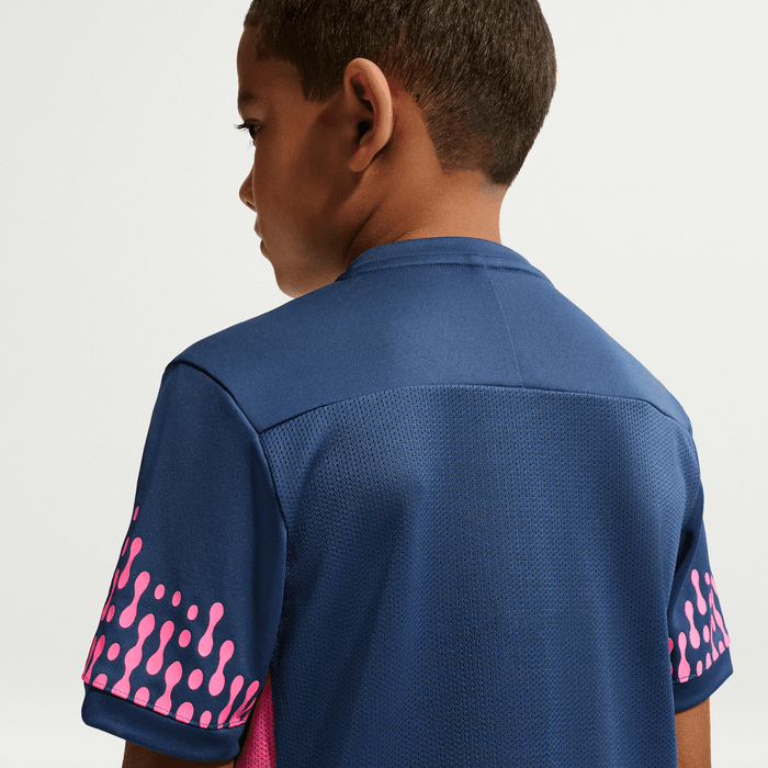 Nike Kylian Mbappe Academy Youth Football Top (Mystic Navy/Pinksicle)