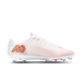 Nike Mercurial Superfly 11 Pro FG football boot in white, blur and bright crimson - side view with laces