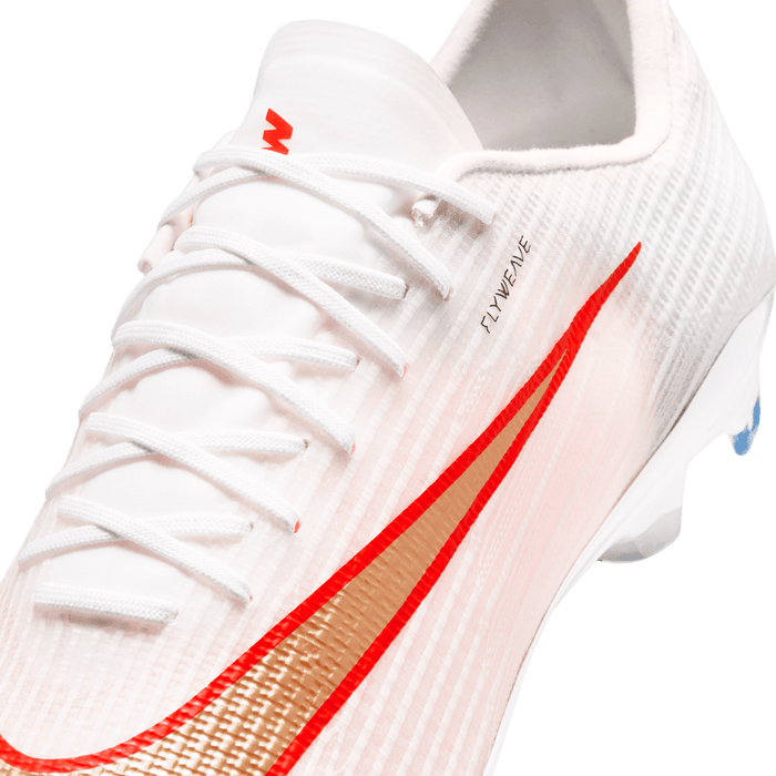 Nike Mercurial Superfly 11 Pro FG football boot in white, blur and bright crimson - upper detail