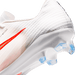 Nike Mercurial Superfly 11 Pro FG football boot in white, blur and bright crimson - collar detail