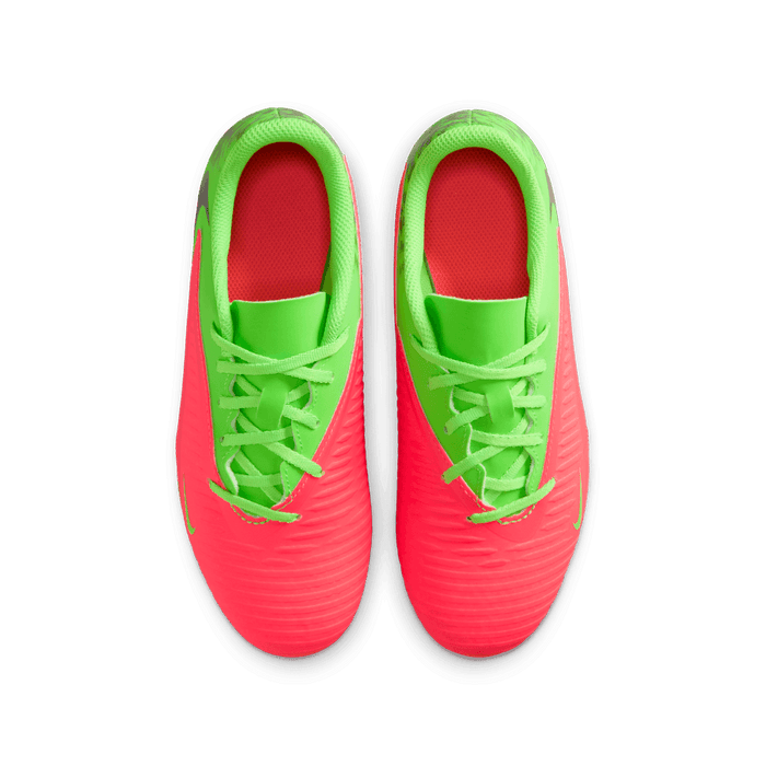 Nike Phantom 6 Low Club 'Erling Haaland' FG/MG Jnr Football Boots (Hot Punch/Green)