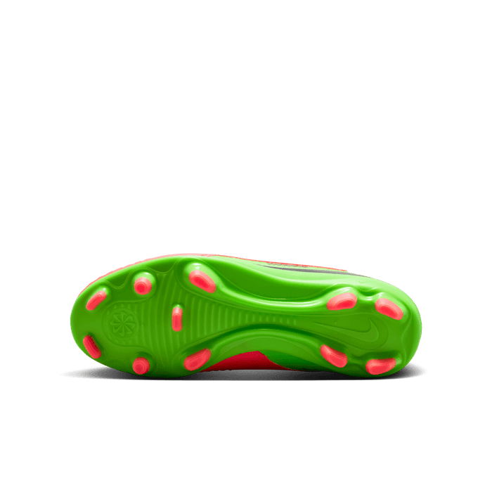 Nike Phantom 6 Low Club 'Erling Haaland' FG/MG Jnr Football Boots (Hot Punch/Green)