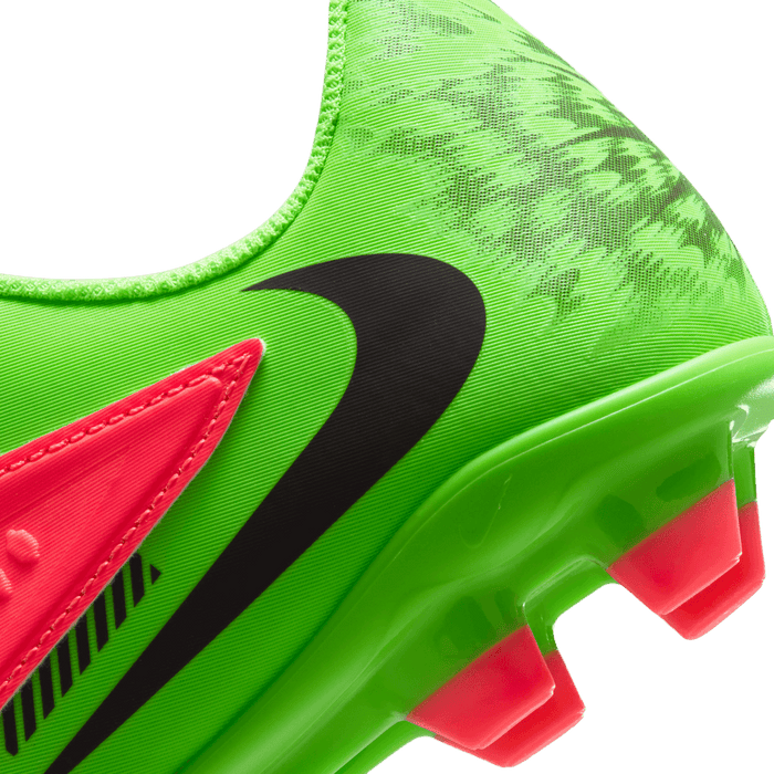 Nike Phantom 6 Low Club 'Erling Haaland' FG/MG Jnr Football Boots (Hot Punch/Green)