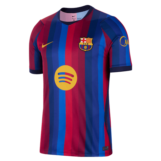 FC Barcelona 2026/27 home football jersey in blue and garnet Blaugrana - front
