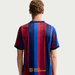FC Barcelona 2026/27 home football jersey in blue and garnet Blaugrana - collar detail