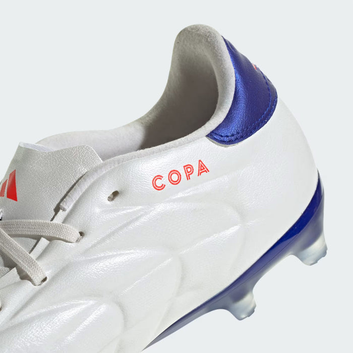 Adidas Copa Pure 2 Pro FG Football Boots (White/Lucid Blue/Solar Red)