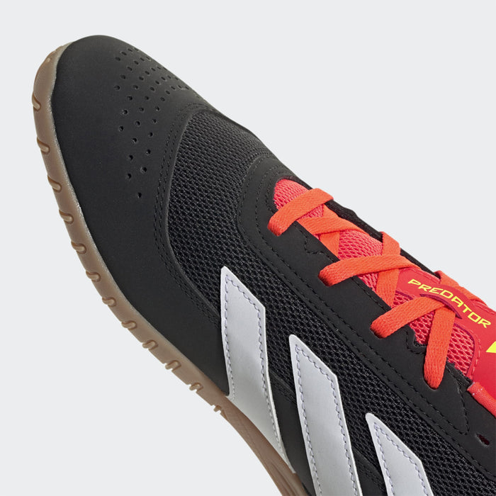 Adidas Predator Club Indoor Sala Football Shoes (Black/White/Red)
