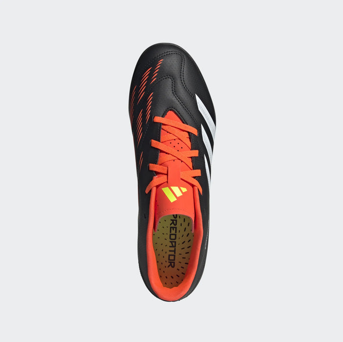 Adidas Predator Club Turf Football Boots (Black/White/Solar Red)