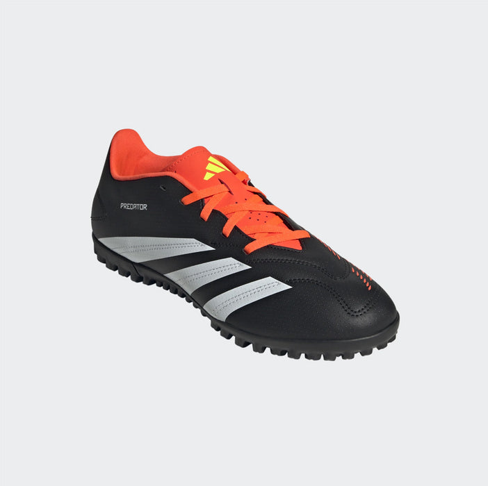 Adidas Predator Club Turf Football Boots (Black/White/Solar Red)