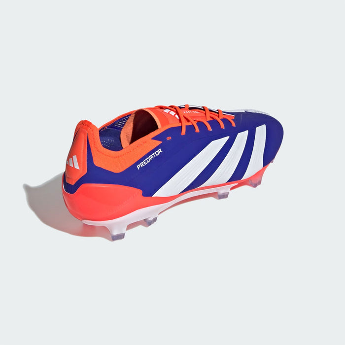 Adidas Predator Elite FG Football Boots (Lucid Blue/White/Solar Red)